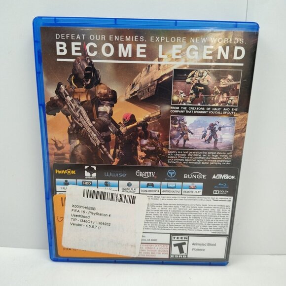 Destiny 1 & Destiny 2 (Sony PlayStation 4) PS4 Tested & Working - Picture 3 of 7